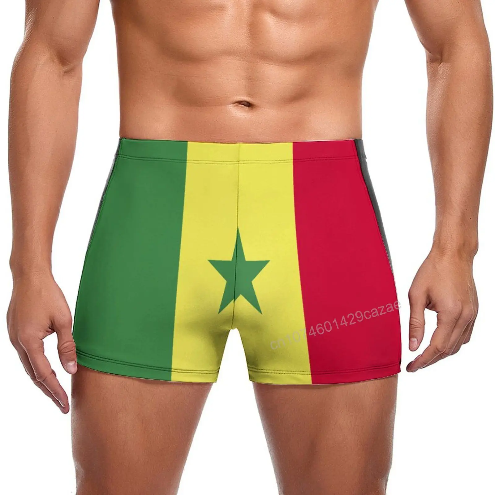 

Swimming Trunks Senegal Flag Quick Dry Shorts For Men Swim Beach Short Summer Gift