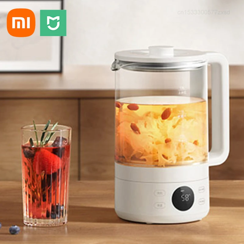 

New Xiaomi Mijia 1.5L Multifunctional Health Kettle S1 316L Stainless Steel Heating Plate 1000W Steel Heating Plate Water Kettle