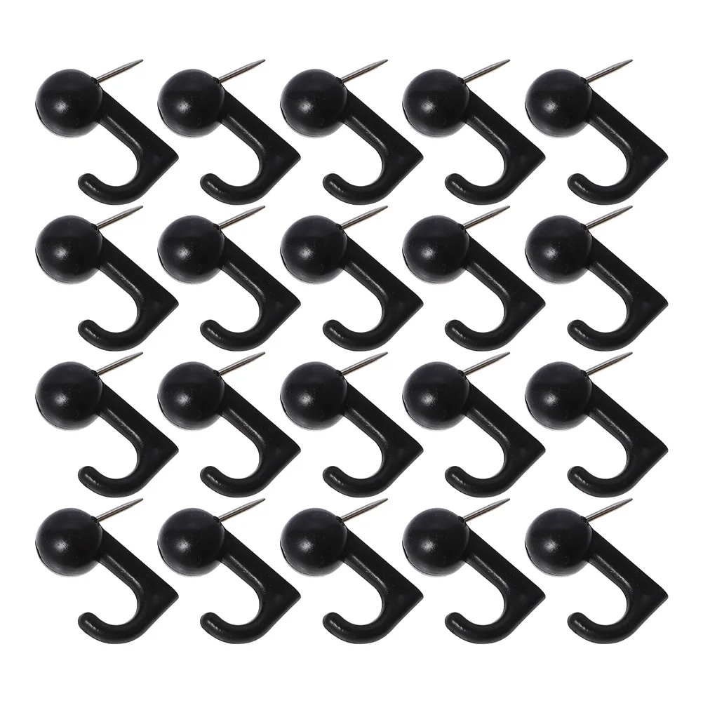 

2 Boxes Push Pin Hook Hanger Drawing Pin Photo Fixer Wall Decorative Nail Thumb Tack Multipurpose Plastic Alloy Materials
