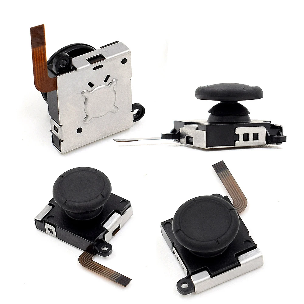 2-Pack Joycon Joystick 3D Analog Thumb Stick Replacement Kit for Nintendo Switch Include Screwdrivers Thumb Stick Caps