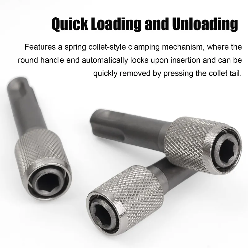 Convert To Hex Shank Adapter Hexagonal Converter Electric Hammer Conversion Connecting Rod Sleeve Screwdriver Bit Holder Tools