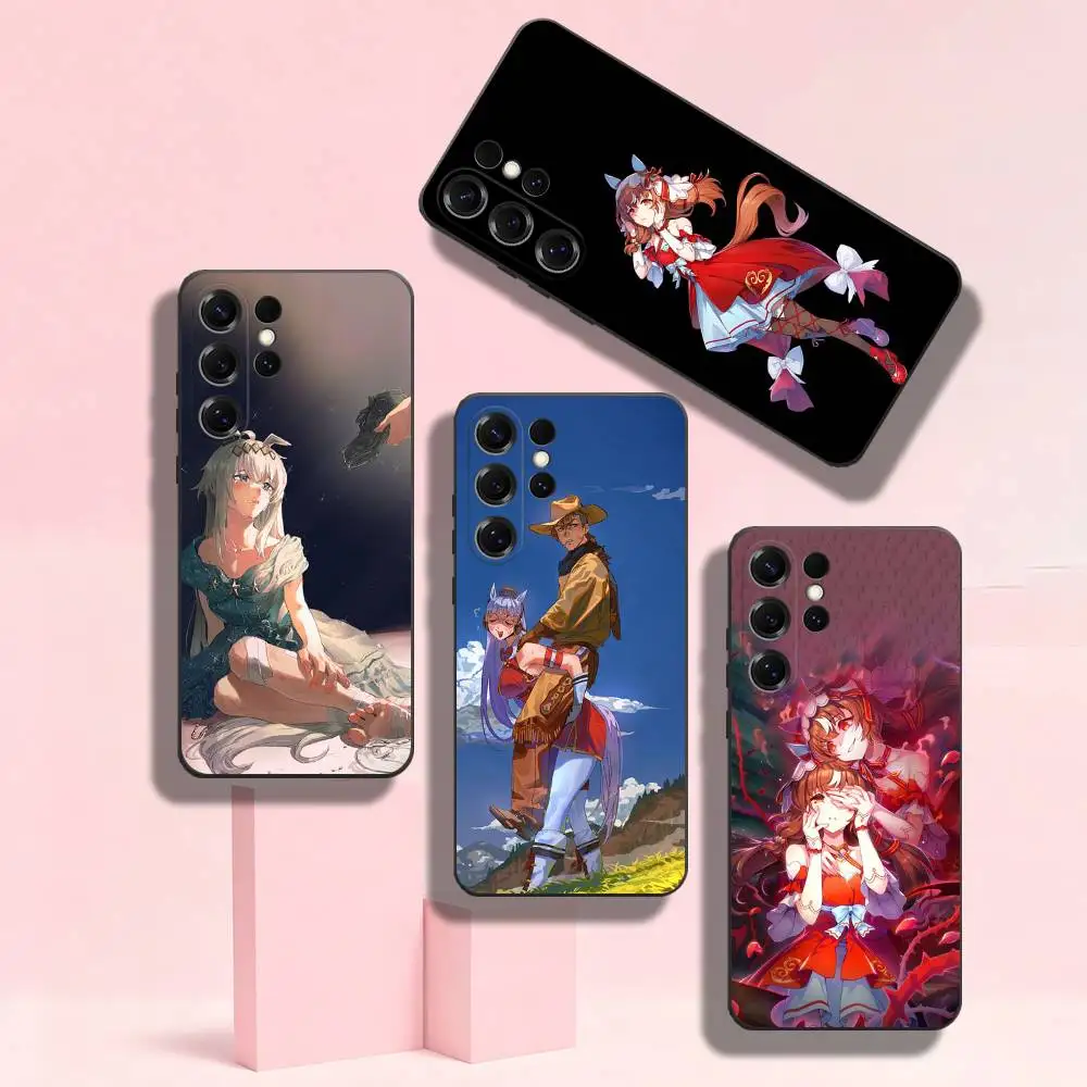 u-umamusume prettyy Phone Case For Samsung S22,S24,S20,S25,S23,S30,S21,Ultra,Plus,Soft Silicone Protective Shockproof Case