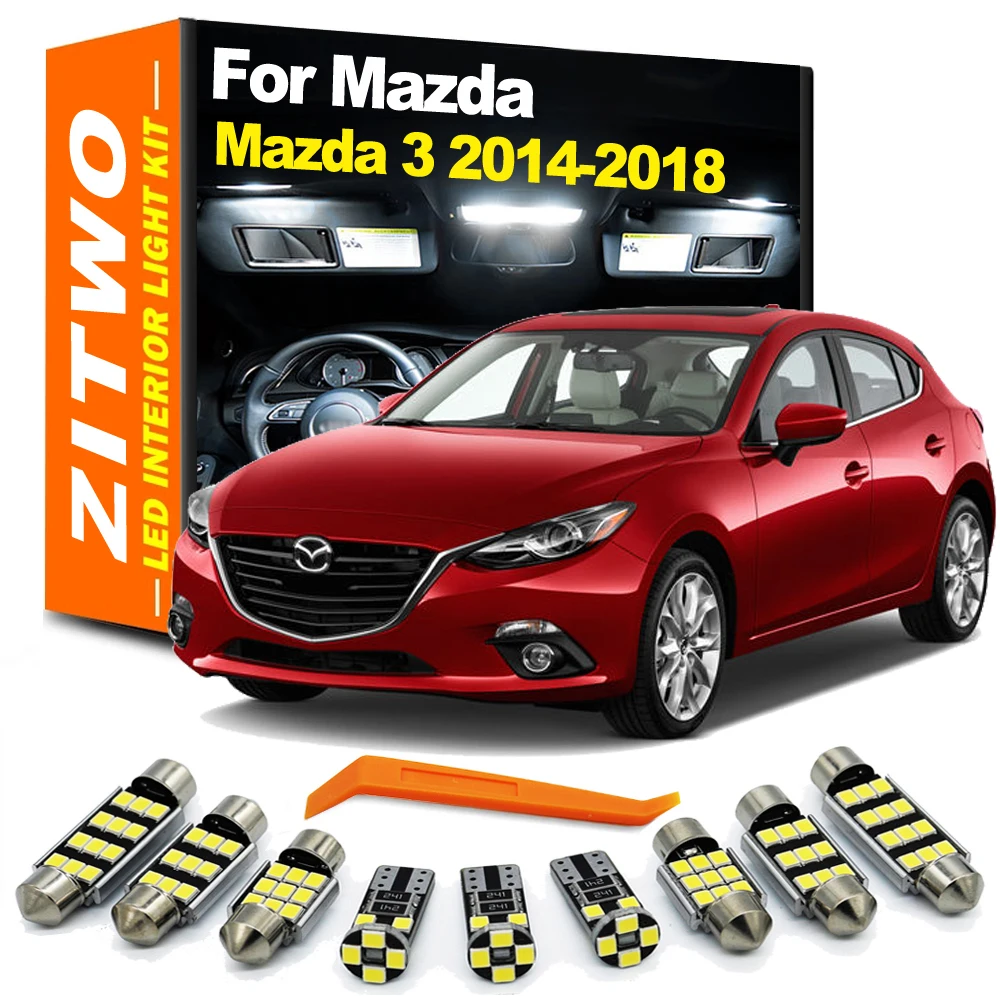 Оформление интерьера для Mazda 3 BM BN Mazda3 2014 2015 2016 2017 2018, 11 шт.