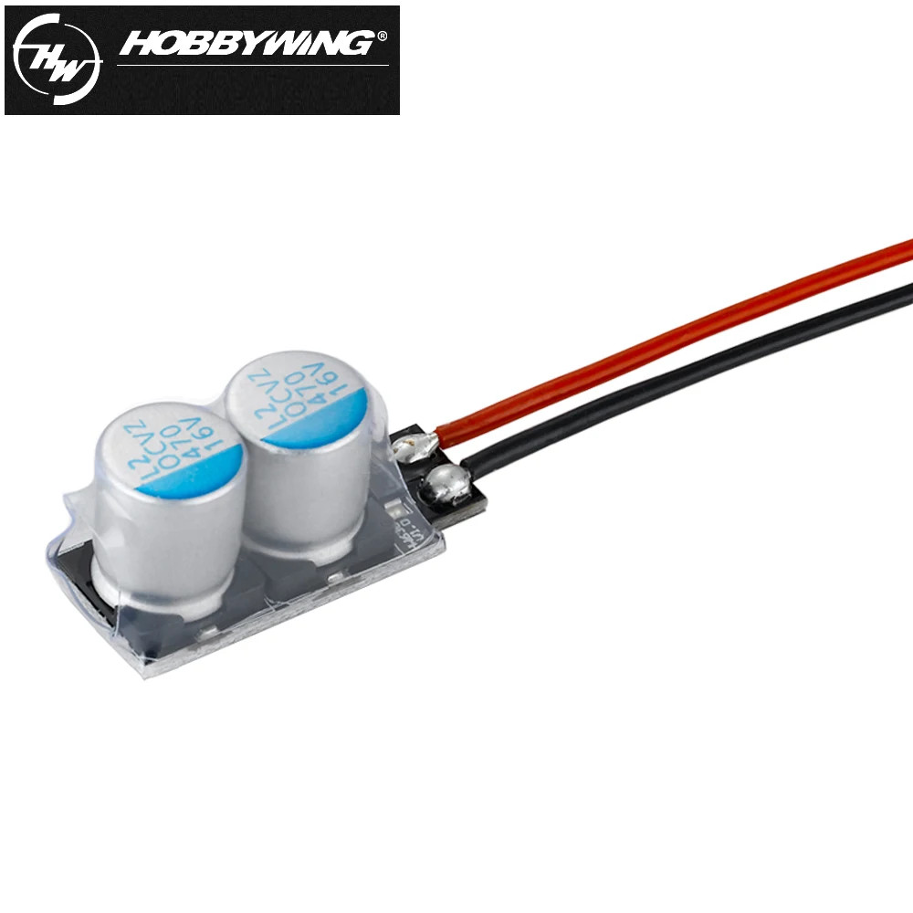 Hobbywing-Módulo de condensador de baja impedancia para coche Ezrun Xerun, supercondensador ESC, módulo #4 #2, 2/4
