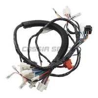 Para Yamaha YBR125 YBR YB 125 Cable de receptáculo de cableado de arnés de cableado completo, conjunto de Cable de circuito completo