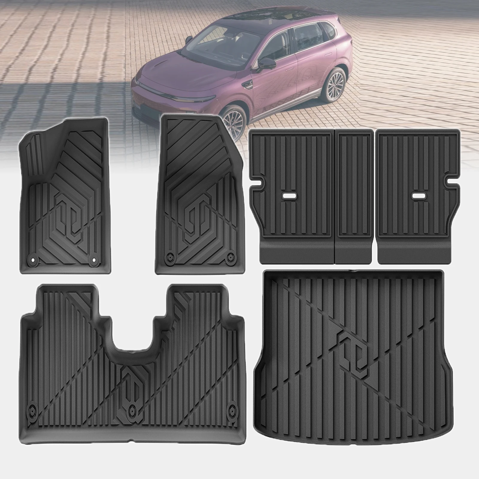 

for Leapmotor B10 2025 2026 Waterproof TPE Car Mats 3D Laser Scanning Perfect Fit Odorless Accessories Easy Clean