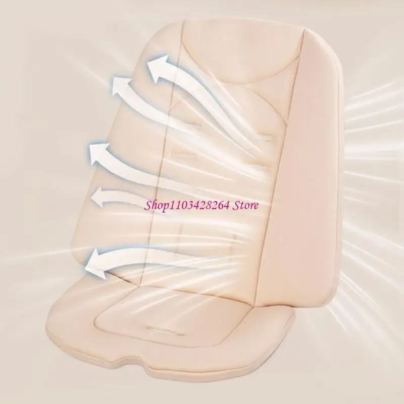  Comfortable Baby Carriage Pad Washable Cotton Fabric Universal Safe Straps Hole