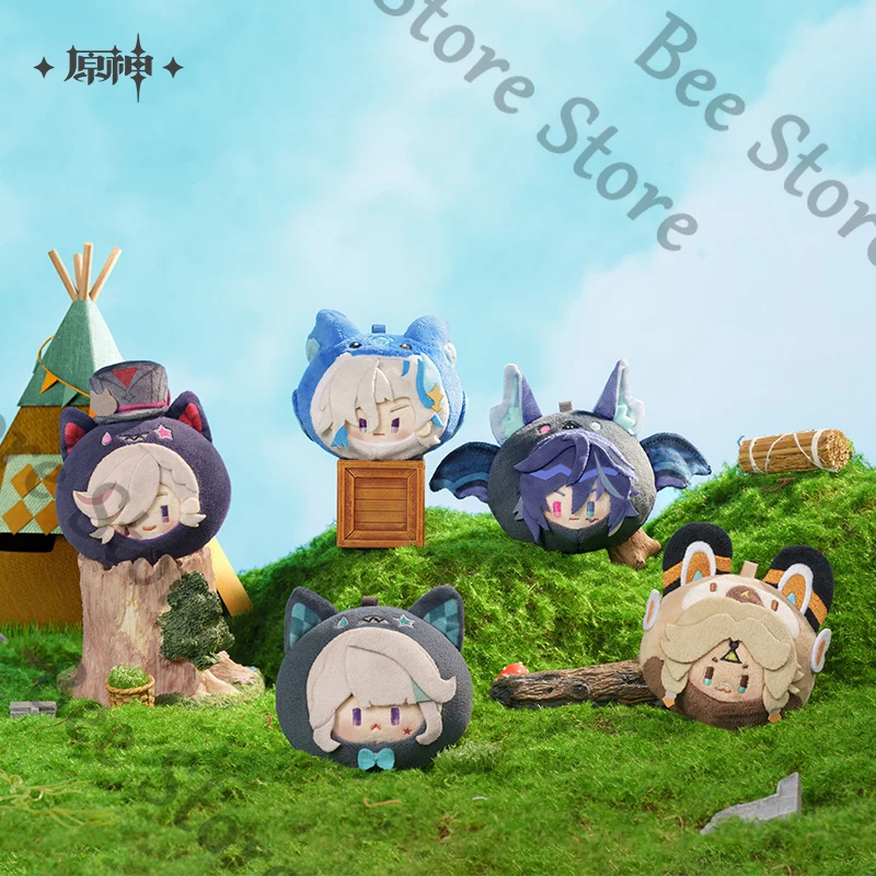 

Genshin Impact Theme Series Game ambitus official Genuine Tivat Zoo Series Lyney Cotton doll plush ball toys pendnat gift