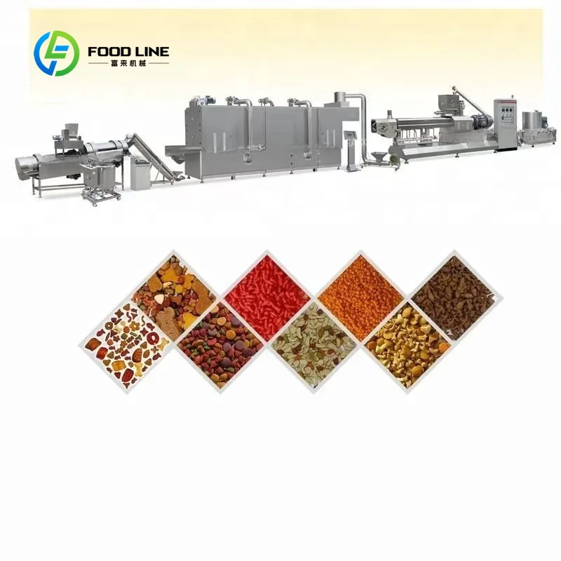 Customized Chicken/Pig/Fish/Pet Feed Pellet Feed Manufacturing Machine Complete Animal Feed Production Line