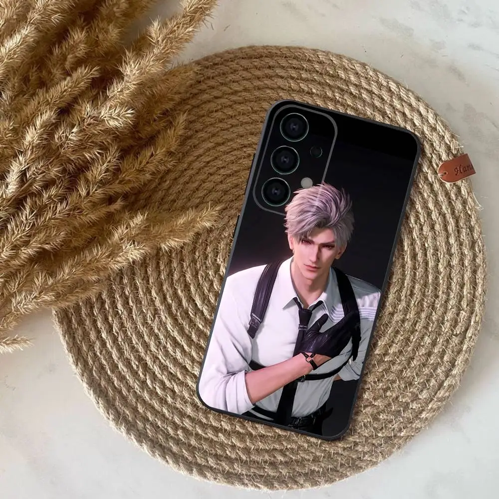 S-Sylus Love and Deep Space Handyhülle für Samsung S25, S24, S21, S22, S23, S30, Ultra, S20, Plus, Fe, Lite, Note, 10,9,5G, schwarze Hülle