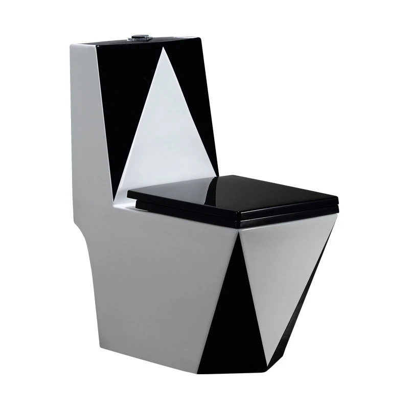 

Color toilet creative siphon pump household one-piece bathroom ware