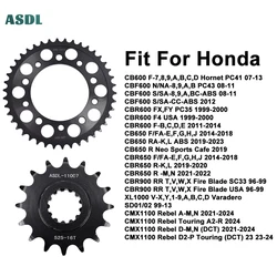525 42T 16T Tooth Motorcycle Front and Rear Sprocket for CB600 CBF600 CBR600 CBR 600 CB650 CBR650 CBR900RR XL1000 CMX1100 Rebel
