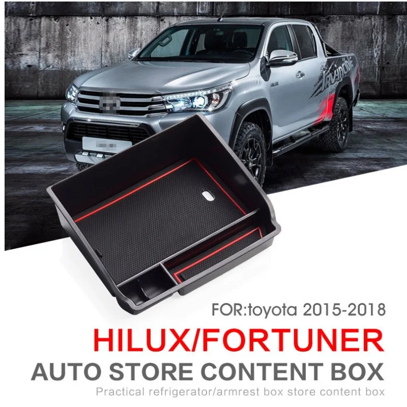 

Suitable for Hand Hailux Hilux 2015-2022 Revo Interior Modification Central Control Storage Box Storage Box