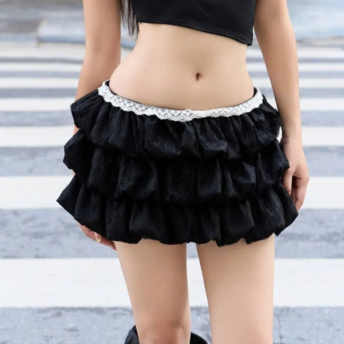 

Women's Clothing 2026 Spring New Fashion Sweet Temperament Pleated Cake Sexy Skirt