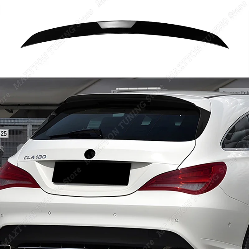 

For Mercedes Benz CLA Class X117 Shooting Brake 2013-2019 Car Rear Spoiler Cap Trunk Roof Lip Tail Wing Modification Body Kit