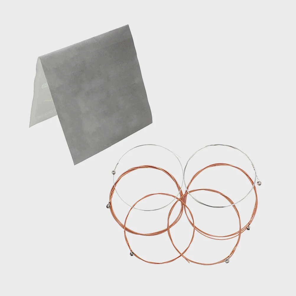 

6 Pcs Phosphor Bronze Guitar Strings Folk Supplies Acoustic Parts Accessories Convenient Accoustic Practical