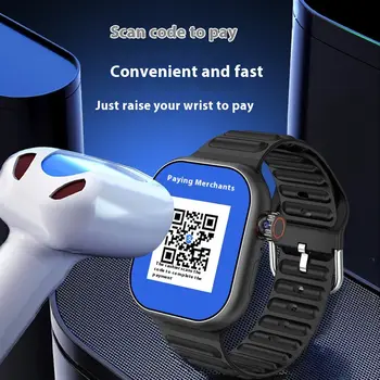 Ny trådlös smartklocka för samtal, svara på samtal, full pekskärm, sport och fitness för kvinnor och män med wifi och Android-system, stöd för SIM-kort 10 best sales Smart watch with apps - №10