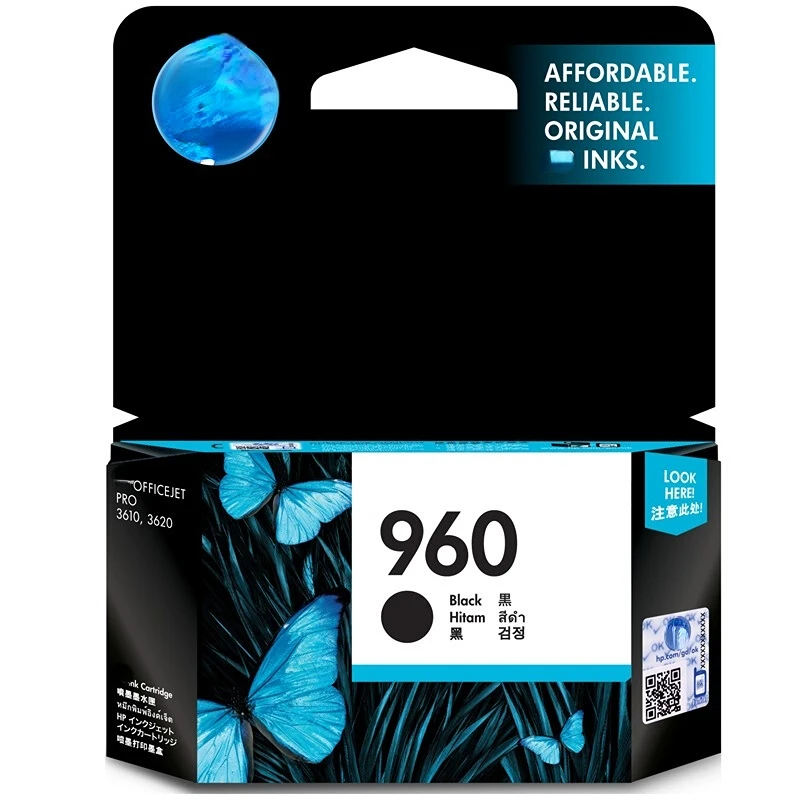 960 Ink Cartridge 960xl Large Capacity Zebra 3620 Printer   