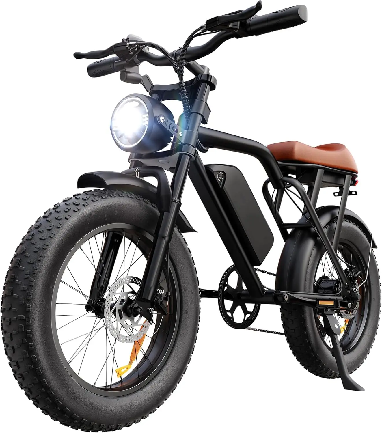 

Электровелосипед для взрослых, 2200 Вт, 35 миль/ч, 75 миль пробега, съемная батарея 48В 15.6Ач, 7 скоростей, 3 режима, полная подвеска, индивидуальная комплектация