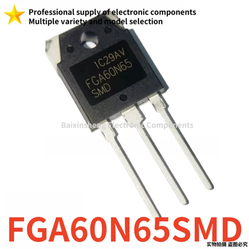 10PCS Original quality New FGA60N65SMD  FGA60N65 60N65  welding machine commonly used IGBT high-power tube TO-3P