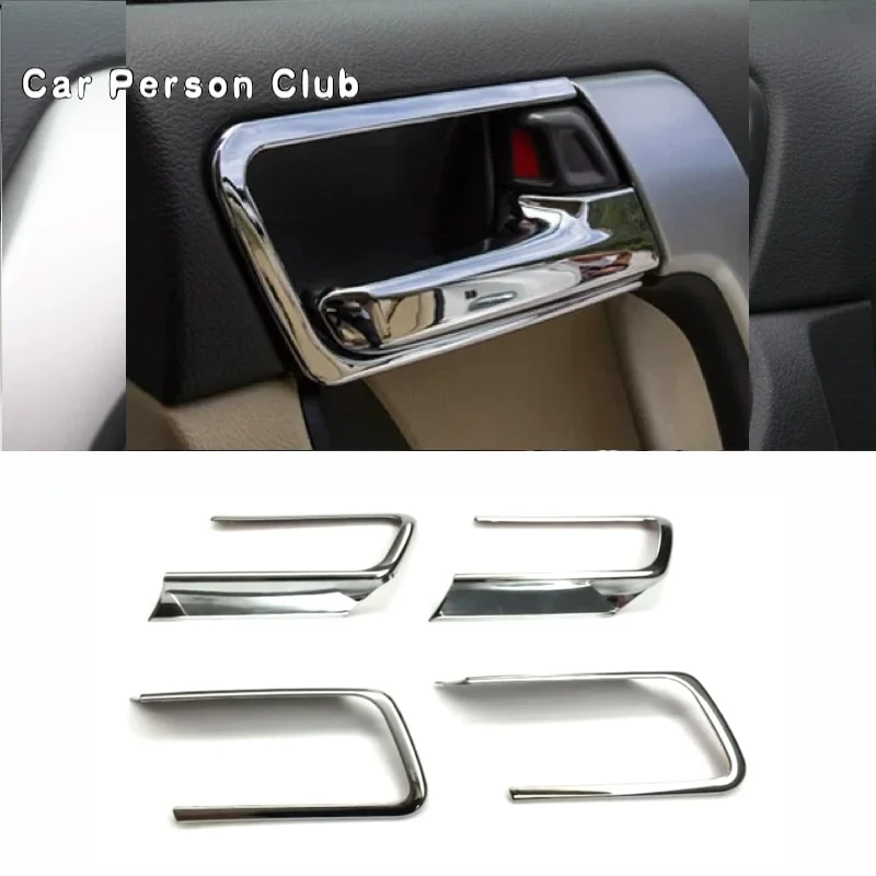 For 2010-2023 Toyota LAND CRUISER PRADO FJ LC150 Interior Door Handle Bowl Frame Cover ABS Trims Car Moulding Accessories