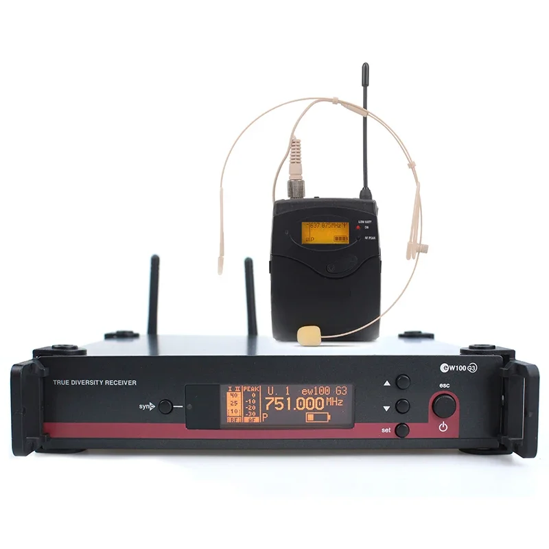 EW135G3 EW100G3 EW135 G3 E835 E835S Auriculares inalámbricos Clip Raoke Stage Micrófono vocal en vivo Sistema profesional inalámbrico