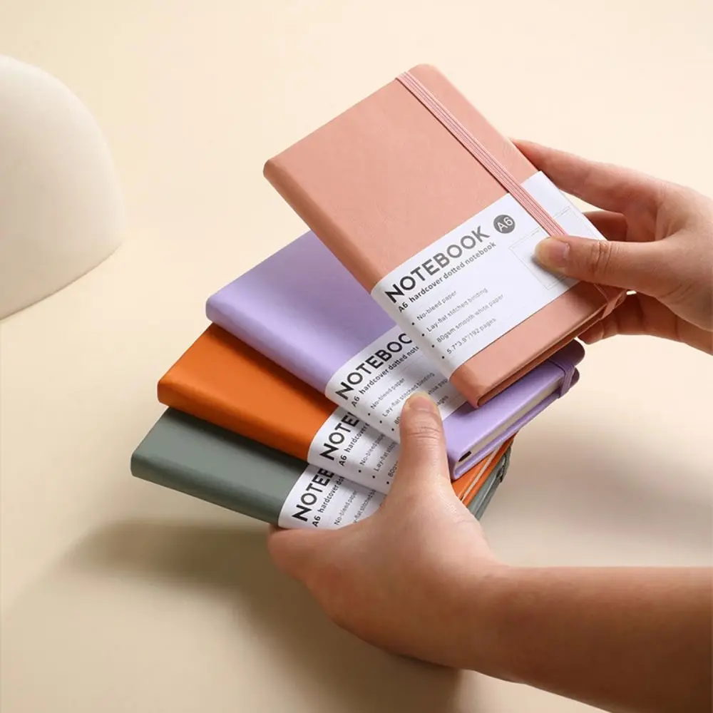 Strap Notebook A6 Mini Notebook Agenda Organizer Memo Tagebuch Planer Tasche Notizblock Notizen machen Verdickung