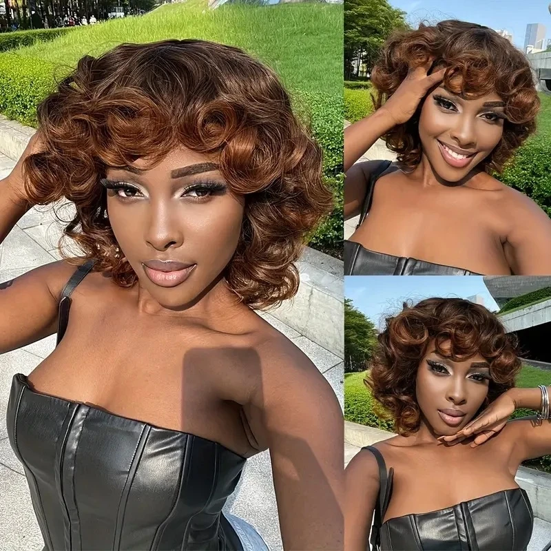 

Bobo , fluffy curly hair , African wig