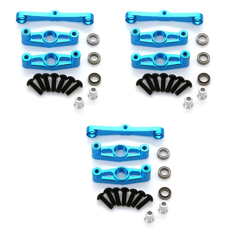 

X18A-3X Metal Steering Assembly With Bearing For Tamiya TT02 TT-02 1/10 RC Car Upgrade Parts