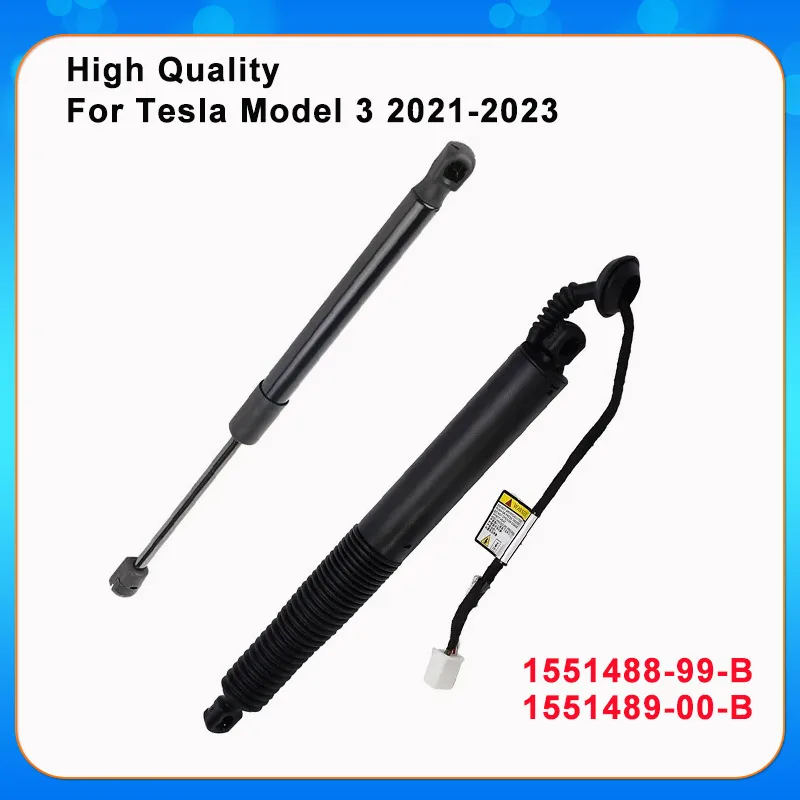 Elektrische Heckklappen-Stützstreben 1 Paar Power Lift Stoßdämpfer 1551488-99-B für Tesla Model 3 2021-2023 Heckzubehör – Detail 1