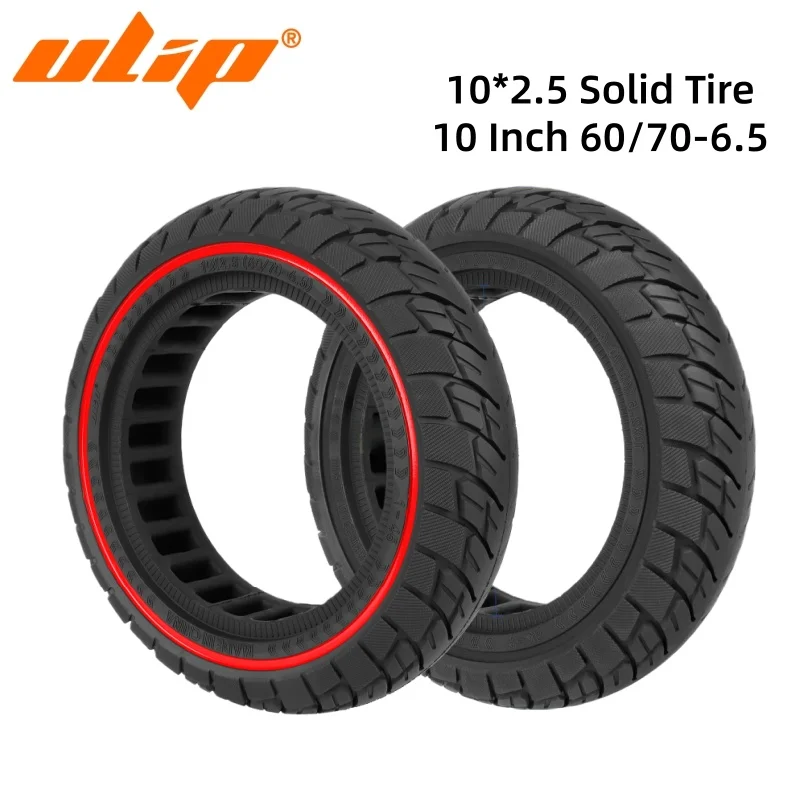 

Ulip 10Inch 60/70-6.5 Solid Tire Scooter 10*2.5 Honeycomb Tyre for Max G30 G30D G30LP F2 F2Pro F2Plus E Scooter Tires 45mm Slot