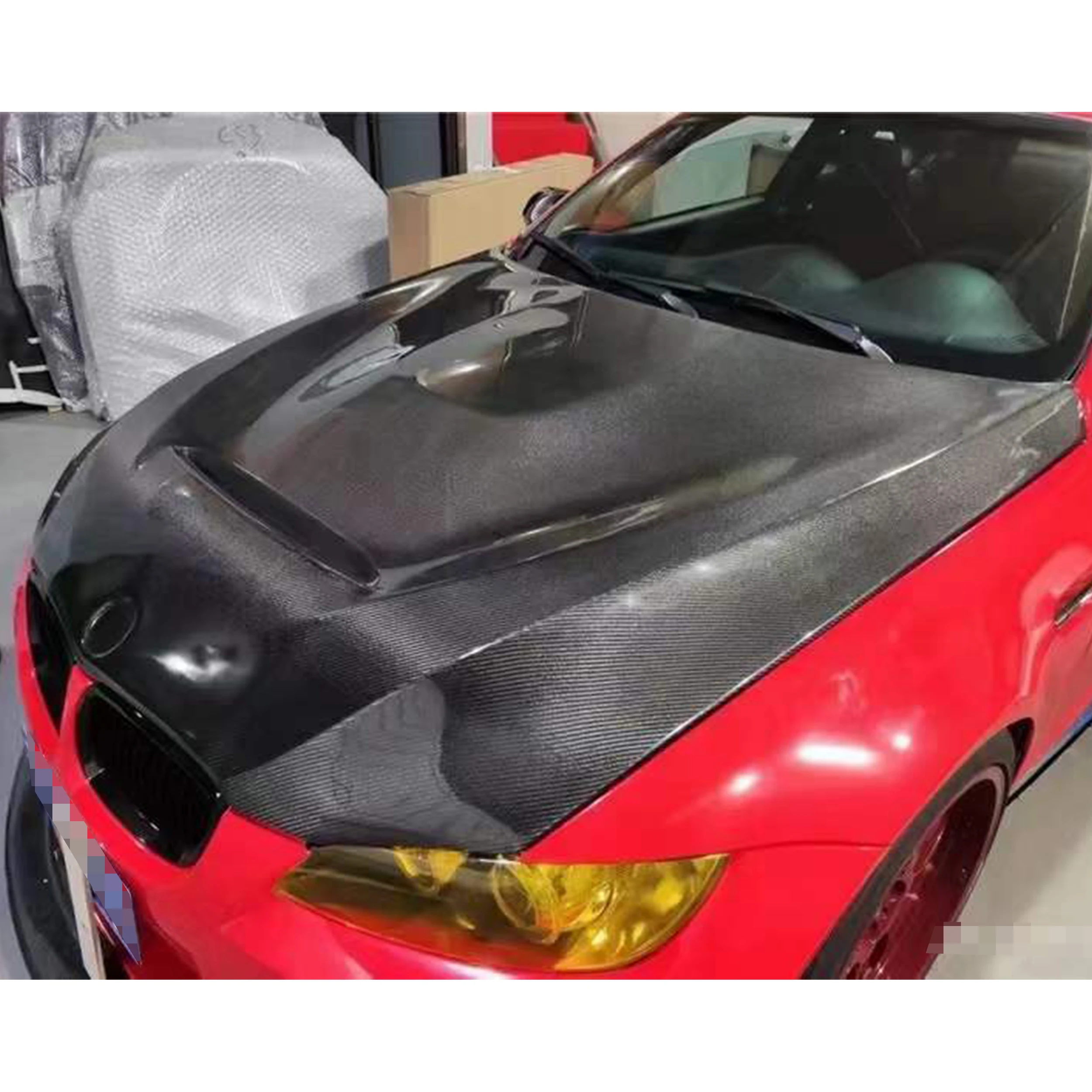 Osłona maski silnika z włókna węglowego GTS do E92 M3 2005 2006 2007 2008