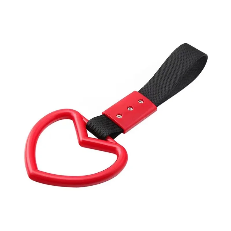 Heart Ring Handle Hang Ring Subway Train Bus Handle Hand Strap Drift for Car Interior Pendant Decoration Gifts