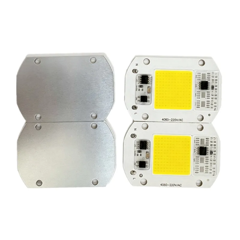 10pcs High Power 50W COB LED Light 220V Chips 20W 30W for Lamp Spotlight Floodlight Bulb AC220V Warm White 6000K 3000K 4000K