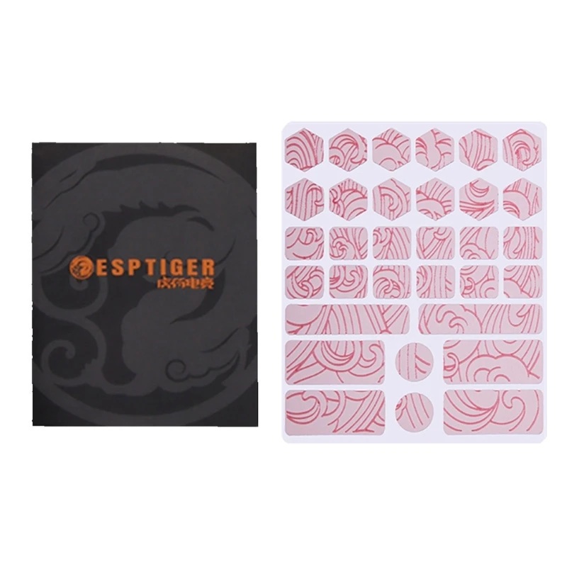 Esptiger DIY 수제 마우스 그립 테이프 사이드 스티커 게임용 마우스 미끄럼 방지 테이프