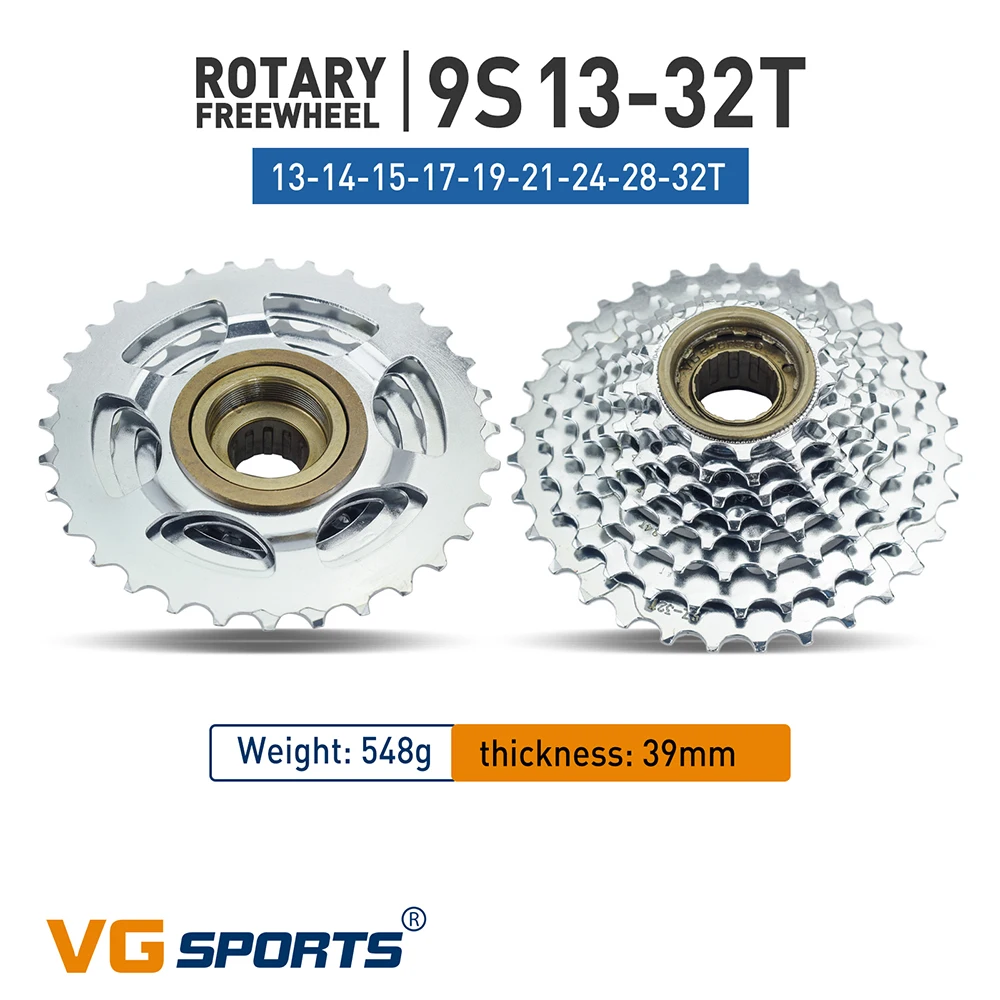 1 Stück VG Sports Bike Kettenrad 5/6/7/8/9/10/11-Gang Gewinde-Freilauf 14-28T 13-28/32T 11-32/36T Zahnräder kompatibel mit Rotary-Naben – Detail 17