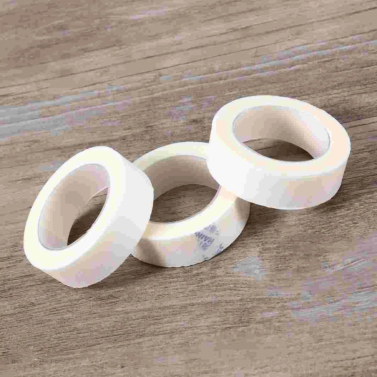 4 Rolls Lash Extensions Supplies Adhesive Tape Eyelash Double Sided Eyelid White Medical