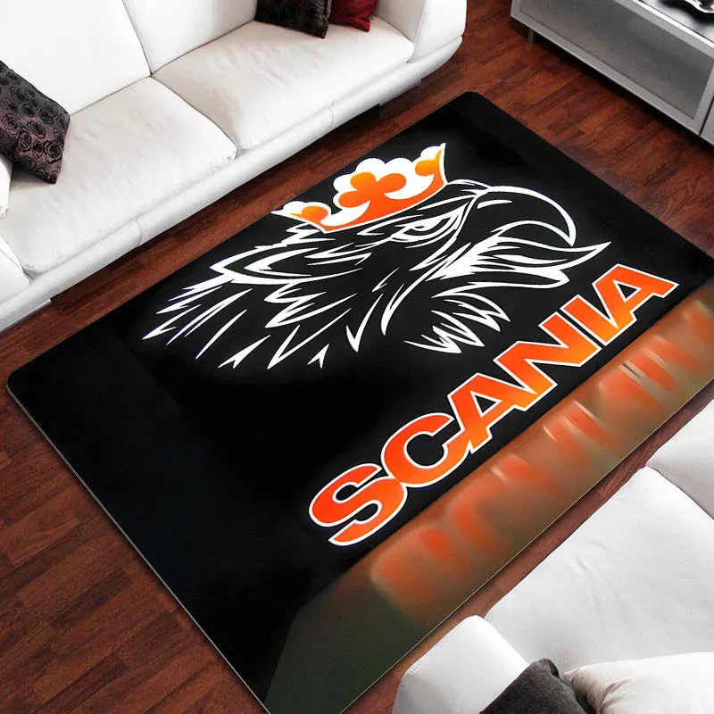 Scania logo carpet children's carpet living room bedroom beautiful carpet balcony bathroom non-slip door mat photography props