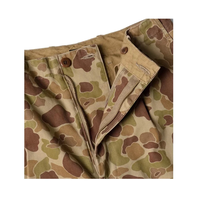 22AW KAPITAL Hirata Series Cotton Herringbone Camouflage Printed Tapered Casual Pants Men's Popular Loose Style - Image 6