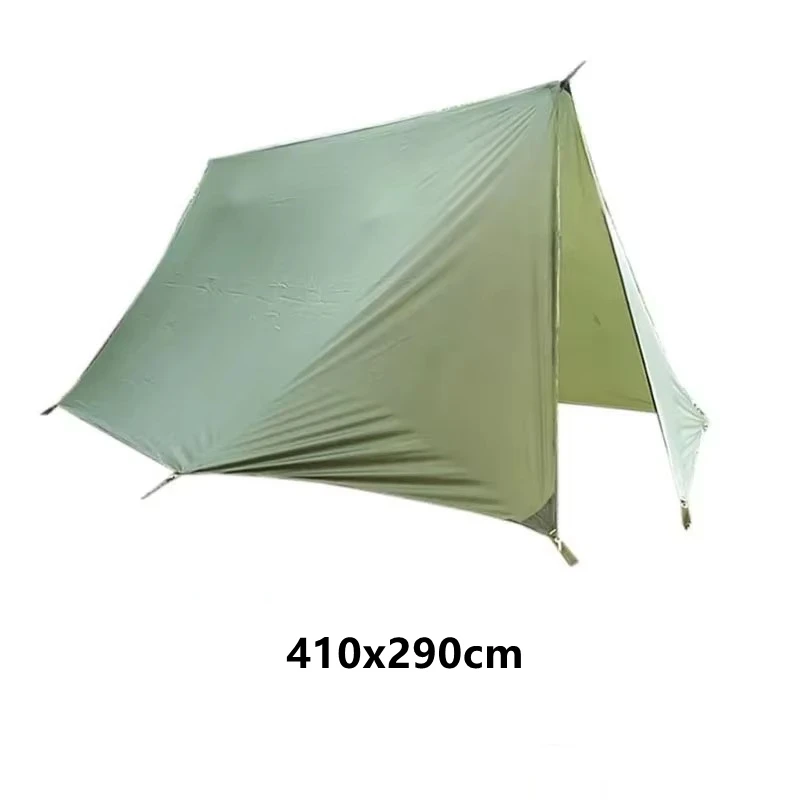 TRAVELER-toldo de 410x290cm para acampar al aire libre, tienda de campaña de vida salvaje, alfombra de suelo, March dosel, Bushcraft