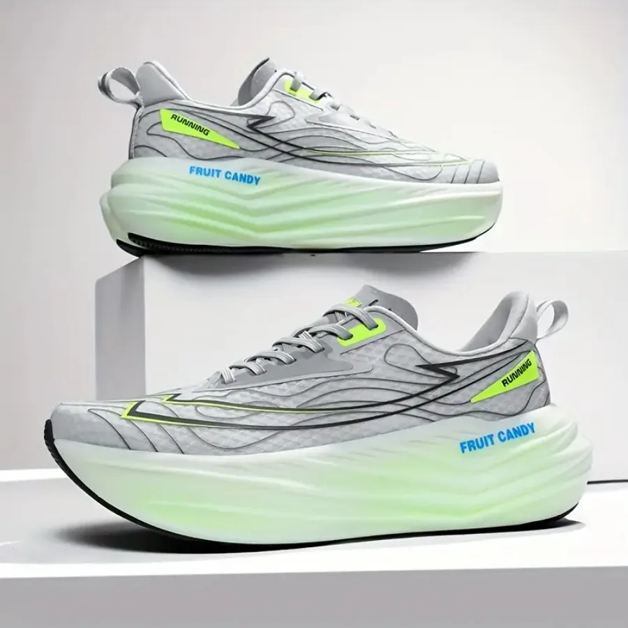 

Мужские повседневные спортивные кроссовки в стиле ретро, стильные парные кроссовки на толстой подошве, платформенные кроссовки для мужчин, подходящие для бега как в помещении, так и на улице.