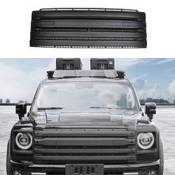 Car Front Bumper Grille Fit for Haval H9 2024 Modification Insect-proof Grille with Light Car Exterior Upgrade Accessories