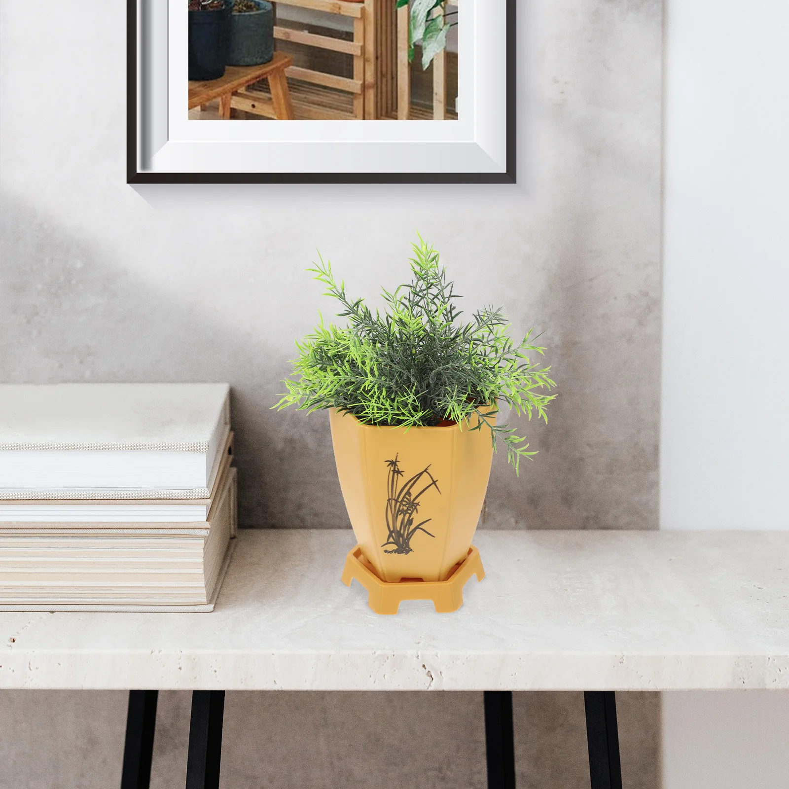 

2Pcs Orchid Flowerpots Plastic Planting Pots Simple Breathable Planters for Indoor Plants Flower Nursery Pot Spring Outdoor