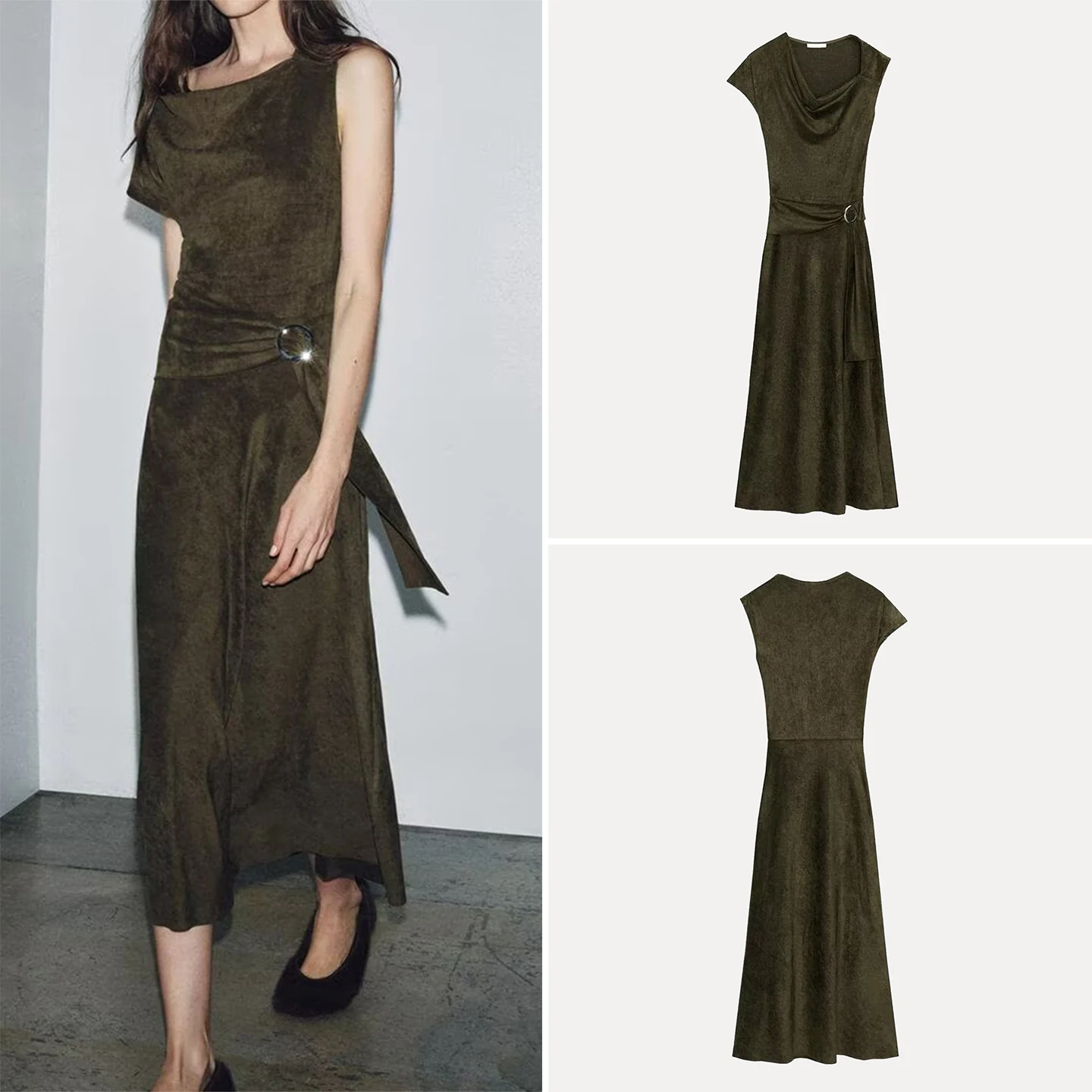 Z غير المتماثلة المضادة للفراء تأثير الجلد الدكتور Faionable المرأة عادية Sle ort Sve ملابس يومية موسم الخريف #1