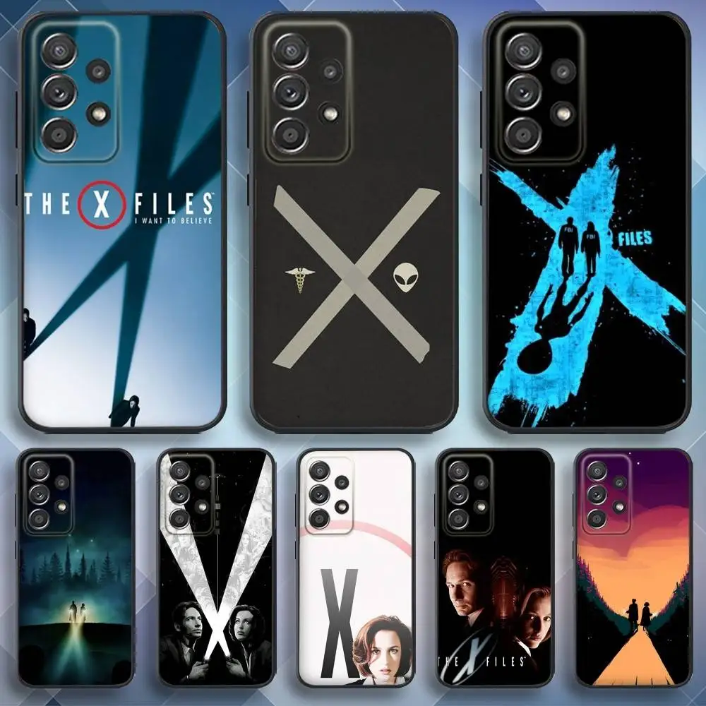 

The X F-Files Phone Case For Samsung S25,S24,S21,S22,S23,S30,Ultra,S20,Plus,Fe,Lite,Note,10,9,5G Black Cover