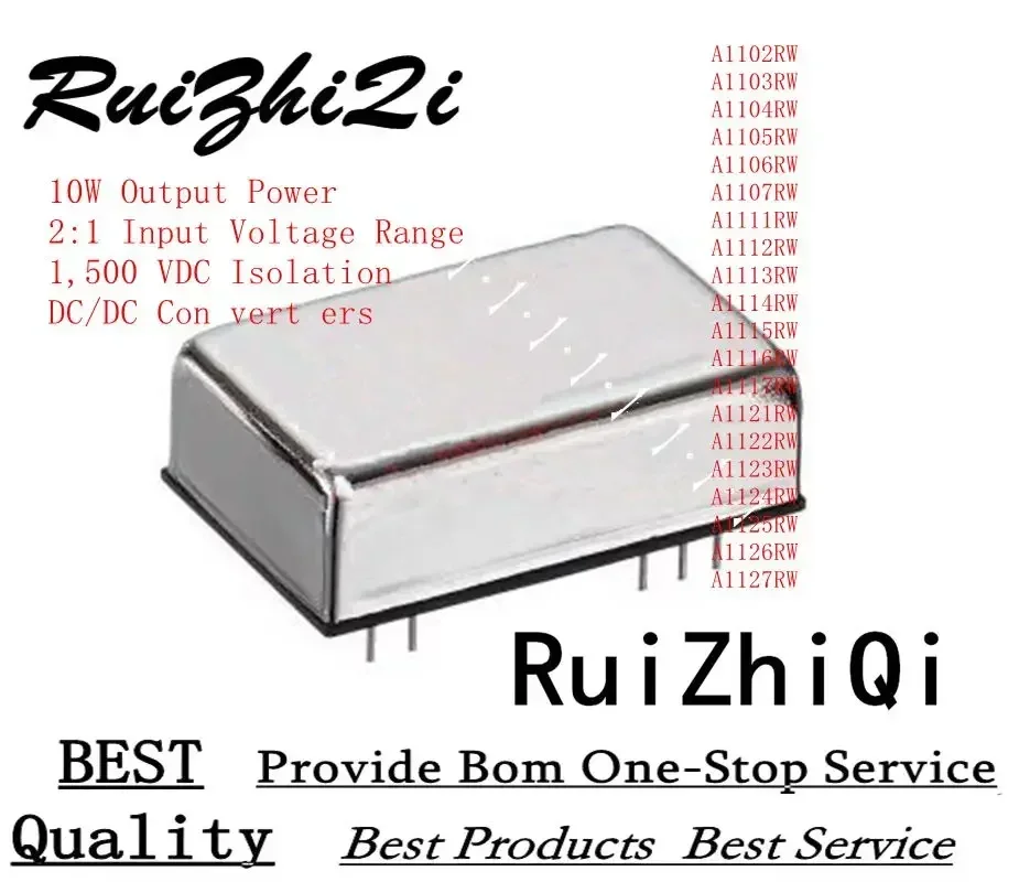 

10PCS/LOT A1121RW A1122RW A1123RW A1124RW A1125RW A1126RW A1127RW 10W POWER 2:1 DC/DC CONVERTERS