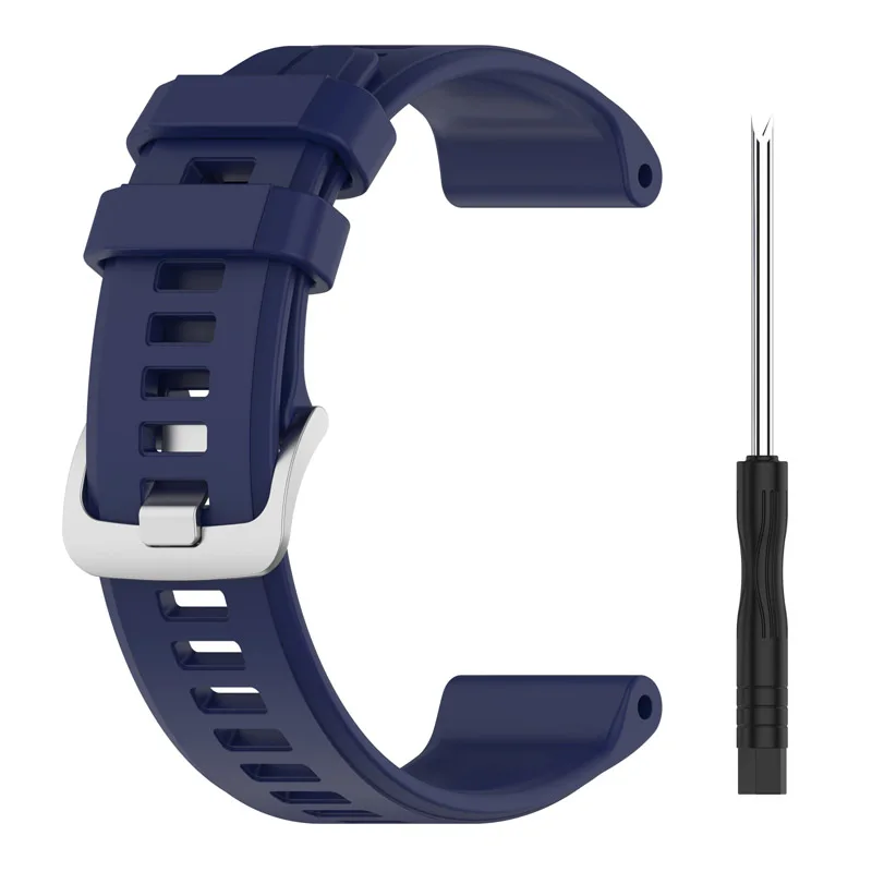 Correa de silicona de 22mm para reloj Garmin Descent G1, pulsera deportiva inteligente con letel solar para Garmin Fenix7 con herramienta