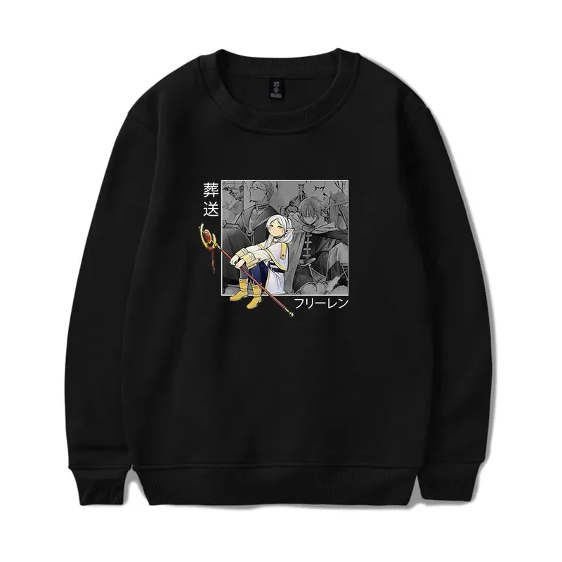 Freeze Anime O-Neck Sweatshirts Women Men Long Sleeve Fashion Sweater Clothes