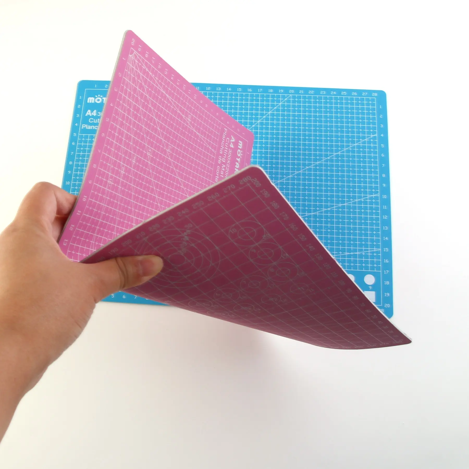 MOTARRO durable A4 multifonctionnel tapis bleu rose sculpture gravure BRICOLAGE tapis 2MM l'épaisseur de la planche à découper
