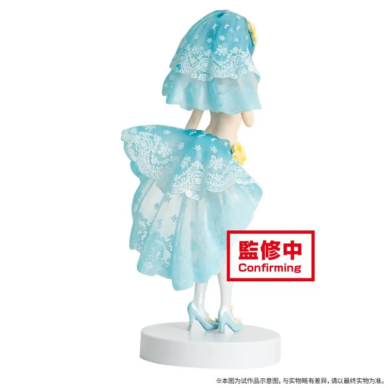 Original BANDAI Banpresto Re:Zero RE0 EXQ Rem Wedding Dress PVC Anime Figure Action Figures Model Toys